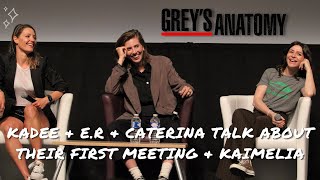 Caterina Scorsone ER Fightmaster amp KaDee Strickland talk about their first meeting amp Kaimelia [upl. by Sosna]