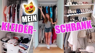 KLEIDERSCHRANK ROOMTOUR 2018 Mein kompletter begehbarer Kleiderschrank ♡ BarbaraSofie [upl. by Mei]