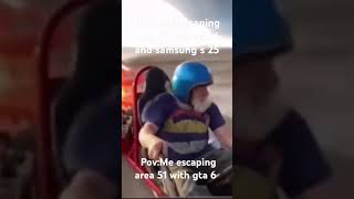 POV  escaping from area 51 edits gorillatag shortsfeed [upl. by Sherburn319]