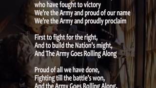 The Army Song with lyrics performed by The United States Army Band [upl. by Bosch]