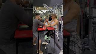 armwrestling a guy 🤭 strong shorts [upl. by Netsuj]