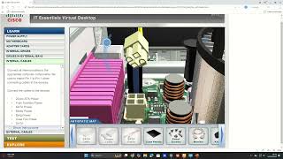Langkah  langkah merakit komputer menggunakan Cisco IT Essentials Virtual Desktop [upl. by Retluoc102]