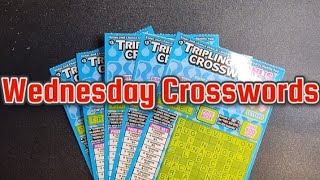 Tripling Bonus Crossword Scratchers today lottery calotteryscratchers [upl. by Nylaj]