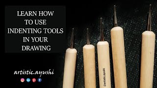 How to do indenting  Tools amp techniques for realistic drawing 2020 [upl. by Ardnahcal]