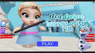 ELSA BARRYS PRISON RUN┃ESCAPE OBBY in ROBLOX [upl. by Anawt]