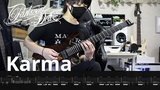 【Parkway Drive】Karma Instrumental cover【Guitar Cover】＋Screen Tabs [upl. by Shien959]