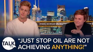 Piers Morgan Speaks To Pranksters Who Disrupted Just Stop Oil Banquet [upl. by Drofnas192]