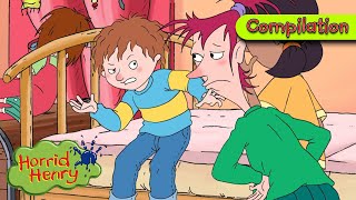 Henry and the Girls ONLY Sleepover  Horrid Henry Compilation  Cartoons for Kids [upl. by Huckaby986]