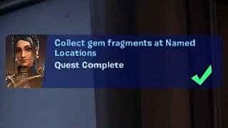 Collect Gem Fragments at Named Locations 10  Fortnite Shanta Quests [upl. by Caughey965]