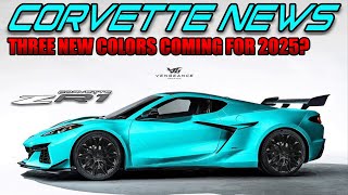 Latest Corvette News Exotic new Colors coming in 2025 [upl. by Samanthia]