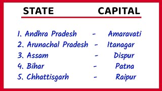 Indian States and Capitals 2024 Latest List You Need to Know [upl. by Margarete]