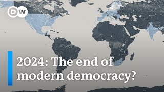 The biggest electoral year in history Will democracy survive 2024  DW News [upl. by Kesley]