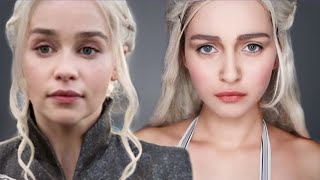 Game Of Thrones Daenerys Targaryen Makeup Tutorial [upl. by Sillsby]