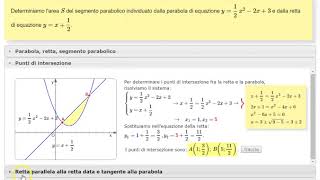 Area segmento parabolico [upl. by Alyakcm443]