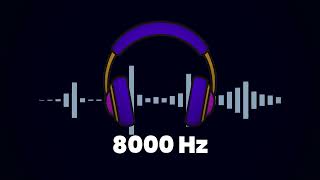 Tinnitus Sound Therapy  8000 Hz Tinnitus Relief Sounds  White Noises Tinnitus Masking Sounds [upl. by Atsylak514]