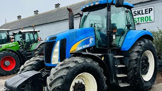 New Holland T8020 2010r TYLKO 7147 motogodzin  280 km Cummins na sprzedazengine sound PESTROL [upl. by Anilyx405]