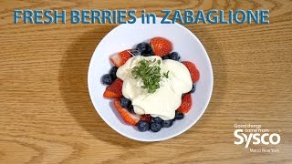 Fresh Berries with Zabaglione [upl. by Rotsen205]