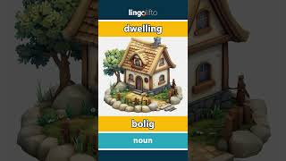 🇬🇧🇩🇰 dwelling  bolig  vocabulary builder  learn English  Lad os lære engelsk [upl. by Llerrod]