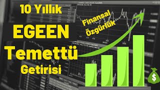 Ege Endüstri 10 Yıllık Temettü Getiri Hesaplaması 2022 EGEEN Uzun Vade Getiri Finansal Özgürlük [upl. by Kosaka]