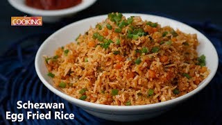 Schezwan Egg Fried Rice  Fried Rice Recipes [upl. by Slavic779]