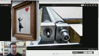 EEVblog 1136  Banksy Artwork Shredder  Part 2 Still Trolling [upl. by Ellerud7]