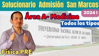 Solucionario Medicina San Marcos 2024 I Tipo 1 y 2 [upl. by Akitan]