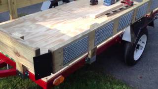 Norther Industrial 4x8 Folding Trailer Deck [upl. by Horvitz]