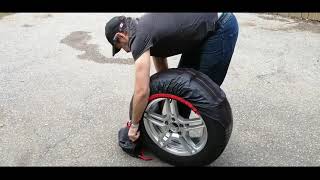 MotoMaster Tire Covers 4pk video review by Luis [upl. by Talbert96]