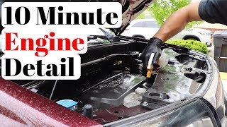 The Simplest amp Fastest Way To DEEP CLEAN a Car Engine Bay [upl. by Ecnahs]