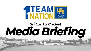 🔴 LIVE  Media Briefing with Sanath Jayasuriya and Upul Tharanga  SLvsSA SriLankaCricket [upl. by Yalhsa580]