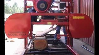 Linn Lumber 2012 Sawmill Demo Video [upl. by Enyawed]