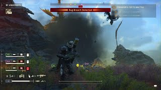 HELLDIVERS 2 Shriekers crashing [upl. by Ilah]