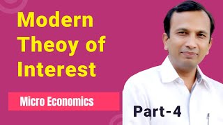 Modern theory of Interest in Hindi  Part4  Theories of interest [upl. by Dorn]