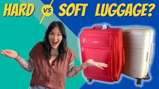 Hard shell vs softshell carry on What is the best luggage to travel with and buy [upl. by Heinrich]