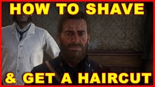 Red Dead Redemption 2 How to Cut Hair amp Shave Beard [upl. by Alurta694]