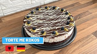 Torte per Bajram me kokos dhe cokollate  Kokostorte [upl. by Eitsim]