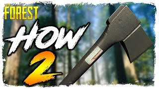 The Forest  HOW TO FIND THE MODERN AXE  Updated Location [upl. by Nelyag]