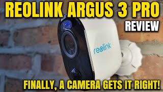 Reolink Argus 3 Pro Camera Review  The Best Smart Security Camera Yet [upl. by Eki]