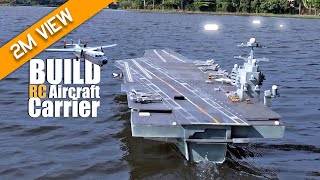 Build Giant RC Aircraft Carrier for My Micro RC Plane [upl. by Wallach806]