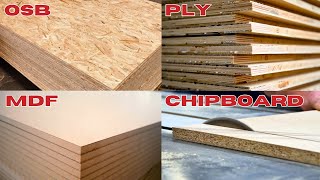 Plywood vs MDF vs OSB vs Chipboard The Ultimate Guide [upl. by Lash117]