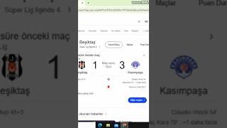 Beşiktaş 1  3 Kasımpaşa Maç Özeti [upl. by Eiznekcam]