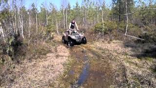 Suzuki King Quad 700 swamp thing [upl. by Leahci987]