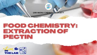 Food Chemistry Extraction of Pectin  UWI Mona ChemSoc Meeting 15 [upl. by Eadrahc]