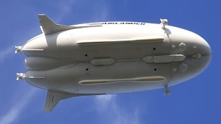 Airlander 10 takeoff amp landing 10 May 2017 [upl. by Tutankhamen]