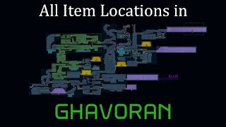 Metroid Dread  Ghavoran All Items [upl. by Noel338]