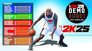 The NBA 2K25 DEMO [upl. by Darnoc]