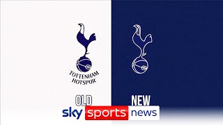 Tottenham have changed their club crest removing the curved text from beneath the cockerel [upl. by Eelrac]