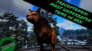 PROCOPTODON MOST UNDERRATED TAME IN ARK [upl. by Alra]