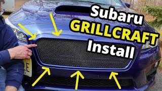 GRILLCRAFT MX Series  Install amp Review Subaru Impreza WRX  STI 2015 2016 2017 [upl. by Dirfliw]