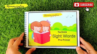 The Dolch Sight Words PrePrimer mommyization [upl. by Yznel]